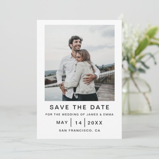 時を超える優雅さをあなたに 現代のウェディングをオーダーメイドで 招待状 (スタンド正面)