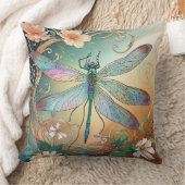 時を超える新しい優雅なトンボ クッション (ブランケット)