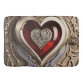 時を超える蒸気機関の愛の鼓動 バスマット (正面)