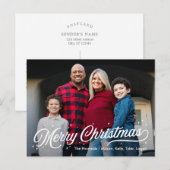 時を超える輝き メリークリスマス フォトポストカード シーズンポストカード (正面/裏面)