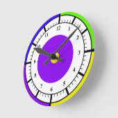 時アート計 ラウンド壁時計 (傾斜)