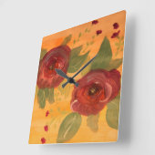 時エレガント計 スクエア壁時計 (傾斜)