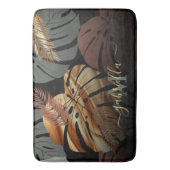 時エレガント部葉 バスマット (正面縦)