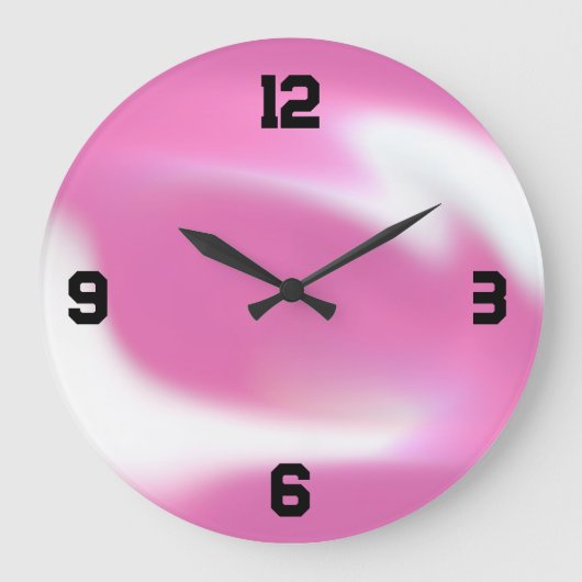 時カラフル計 ラージ壁時計 (正面)