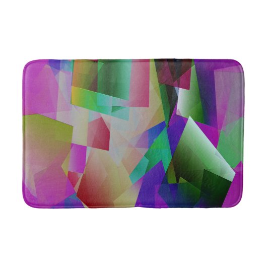 時サイケデリック間…... バスマット (正面)
