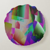 時サイケデリック間…..... ラウンドクッション (裏面)