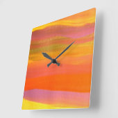 時モダン計 スクエア壁時計 (傾斜)