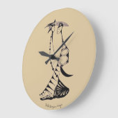 時モダン計 ラージ壁時計 (傾斜)