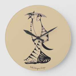 時モダン計 ラージ壁時計