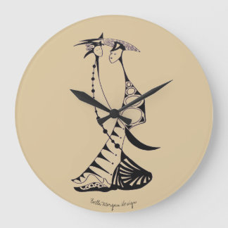 時モダン計 ラージ壁時計