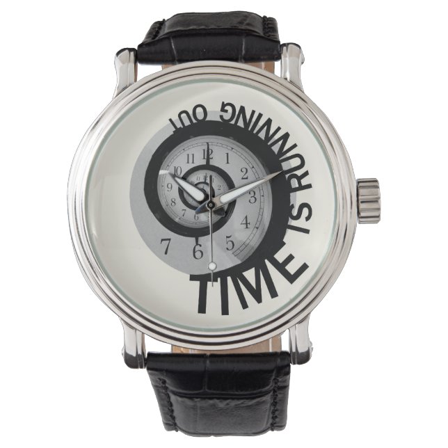 時ランニングが経つ 腕時計 (正面)