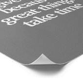 時与え間を要す素晴らしるから止せ ポスター (角)