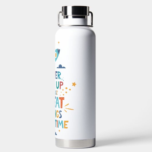 時与え間を要す素晴らしるため ウォーターボトル (背面)