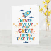 時与え間を要す素晴らしるため カード (黄色い花)