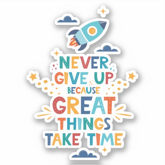 時与え間を要す素晴らしるため シール (正面)