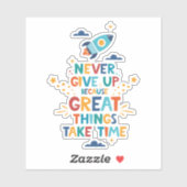 時与え間を要す素晴らしるため シール (シート)