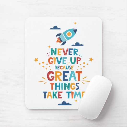 時与え間を要す素晴らしるため マウスパッド (マウス)