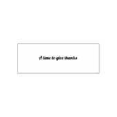 時与え間感謝していことわざ セルフインキングスタンプ (デザイン)