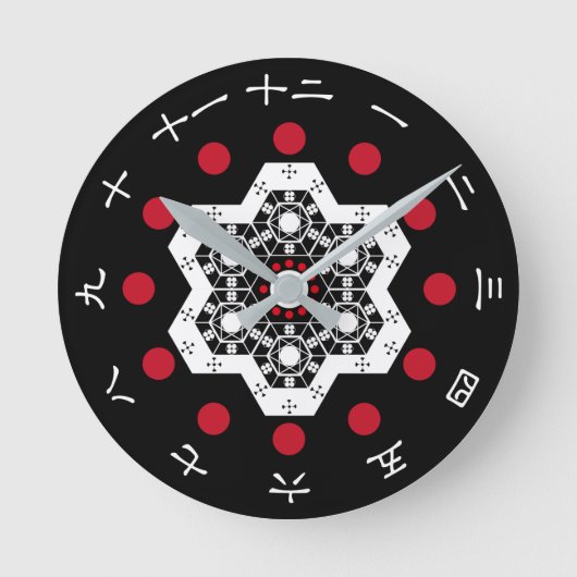 時中国の計 ラウンド壁時計 (正面)