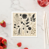 時代のないフローラ植物学 スタンダードカクテルナプキン (インサイチュ)