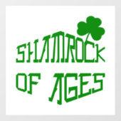 時代のシャムロック ウィンドウサイン (シート)