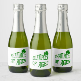 時代のシャムロック スパークリングワインラベル