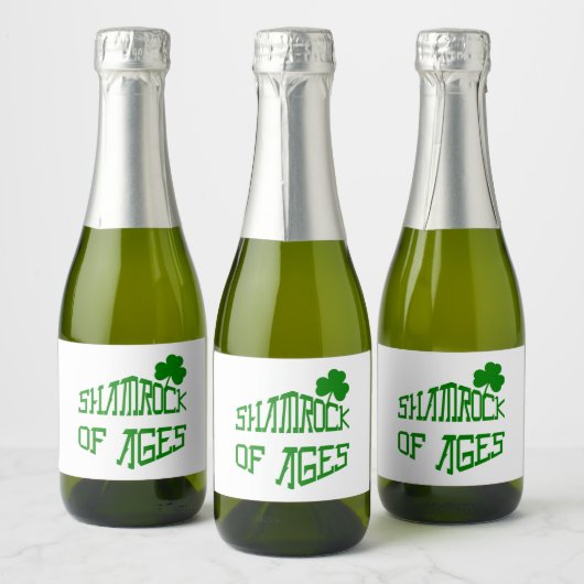 時代のシャムロック スパークリングワインラベル (ボトル)