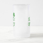 時代のシャムロック フロストグラスビールジョッキ (中央)