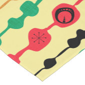 時代の世紀半ばのOogieのレトロの原子スターバストv1 ショートテーブルランナー (コーナー)