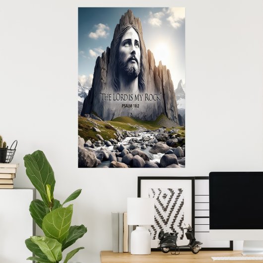 時代の岩イエス ポスター (ホームオフィス)