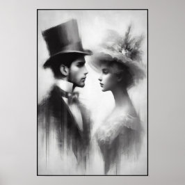 時代の抽象芸術忘れの囁き ポスター