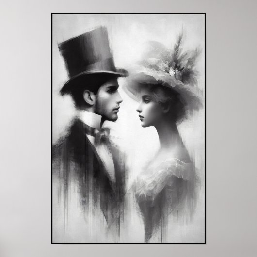 時代の抽象芸術忘れの囁き ポスター (正面)