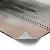 時代の抽象芸術忘れの囁き ポスター (角)