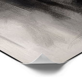 時代の抽象芸術忘れの囁き ポスター (角)