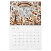 時代を旅する: 古代の風景 カレンダー (3月 2026)