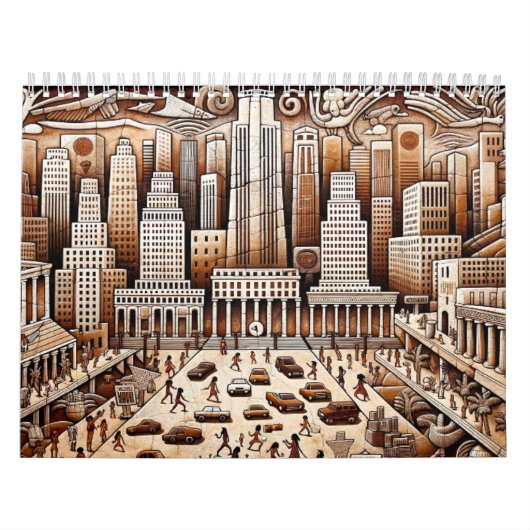 時代を旅する: 古代の風景 カレンダー (カバー)