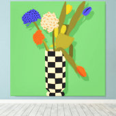 時代を超えたポット キャンバスプリント (インサイチュ (ウッドフロア))