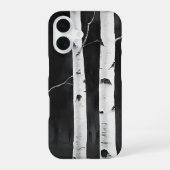 時代を超えた樺の木 iPhone 16ケース (裏面)