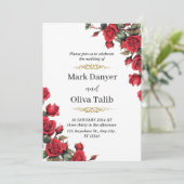 時代を超えた結婚式招待状 | 優雅な結婚式 招待状 (スタンド正面)