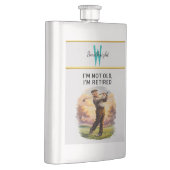 時代を超えた退職 フラスク (右)