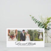 時代を超えた | お結婚礼フォトカード サンキューカード (スタンド正面)