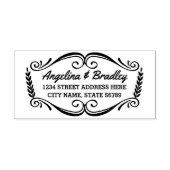 時代を超えた |差出人住所スタンプ セルフインキングスタンプ (デザイン)