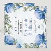 時代を超えるラブストーリー：次の章に参加しよう 招待状 (正面/裏面)