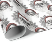 時代を超越したアフリカ系アメリカ人サンタ ラッピングペーパー (ロールコーナー)