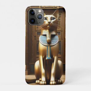 時代を超越したエジプトの金毛猫 iPhone 11 PROケース