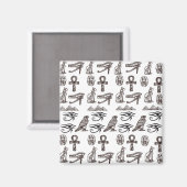 時代を超越したエジプト古美術デジタルパターン マグネット (正面/裏面)