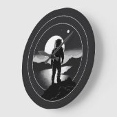 時代を超越したエレガンス：すべてのオックのための絶妙な時計 ラージ壁時計 (傾斜)