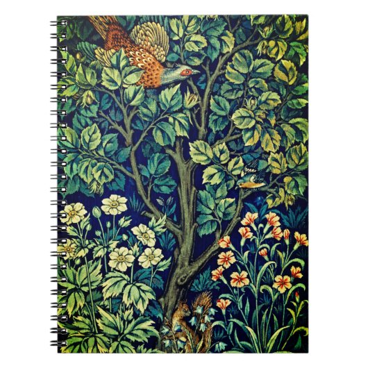 時代を超越したエレガンス:キジ – カラフルヴィンテージ・アート ノートブック (正面)