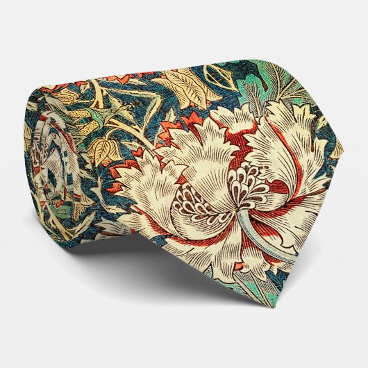 時代を超越したエレガンス：ハニーサックルパターン ネクタイ (ロール)