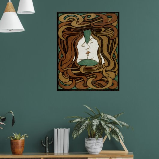 時代を超越したエレガンス：ピーター・ベーレンスのキスポスター ポスター (リビング1)